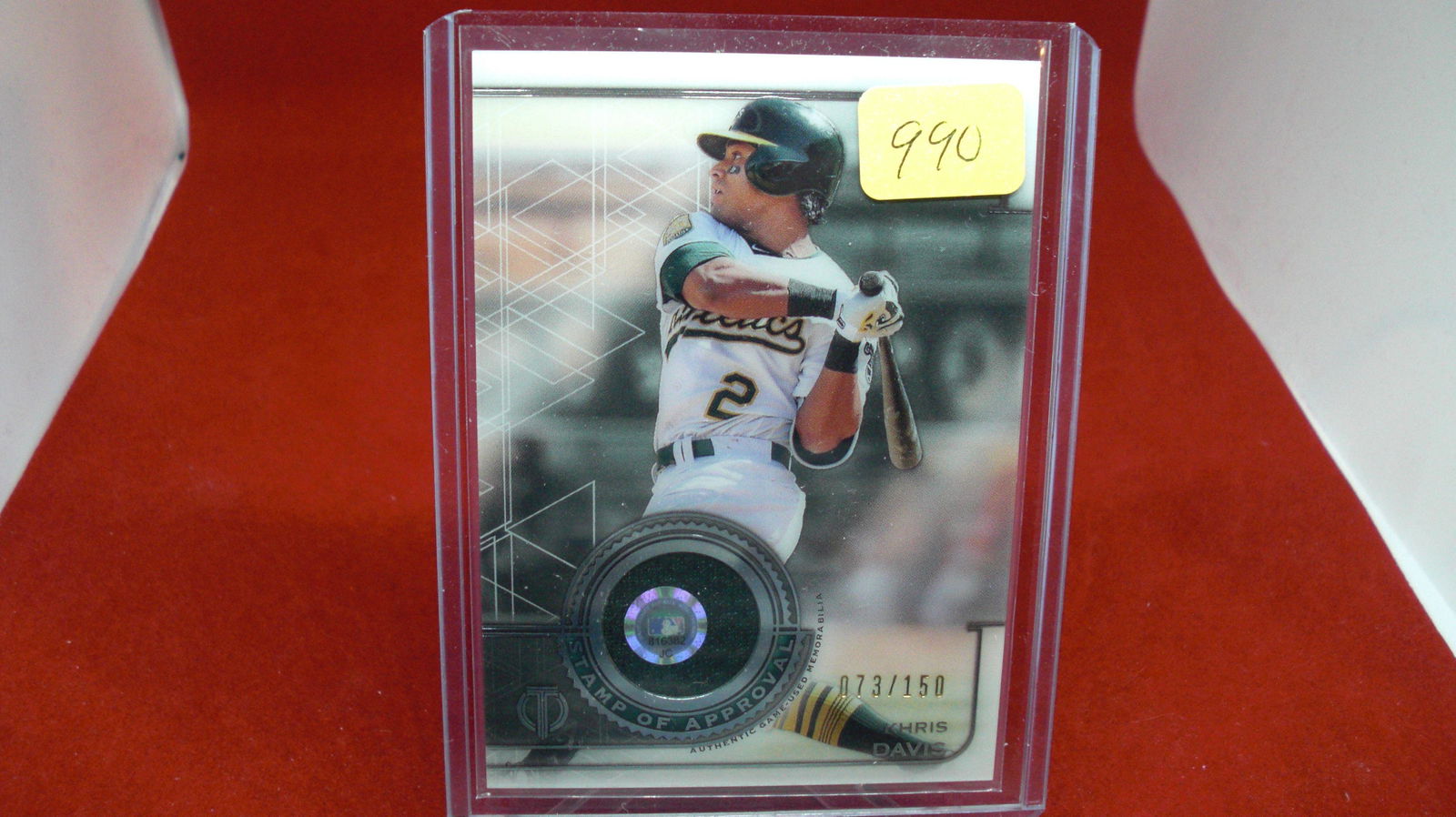 kris davis jersey #073/150 (1 of 1)