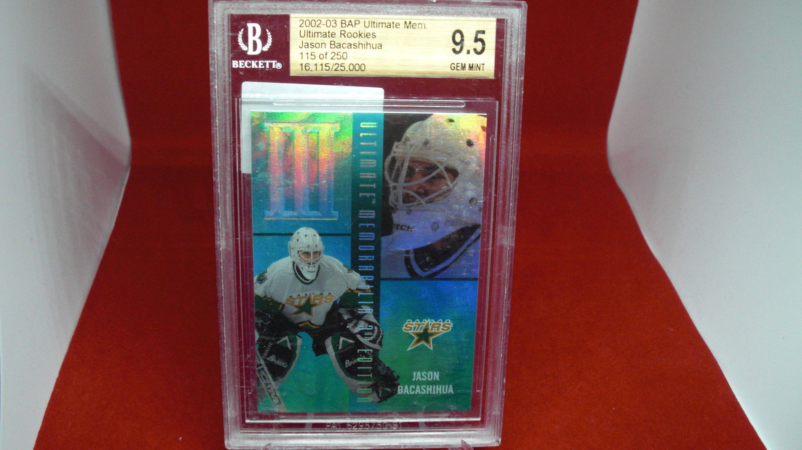 beckett graded 2002 jason bacashihua mint 9.5 (1 of 1)