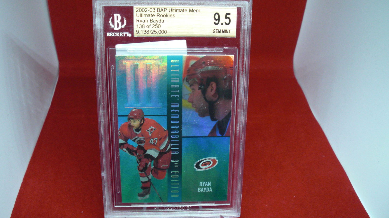 beckett graded 2002 ryan bayda mint 9.5 (1 of 1)