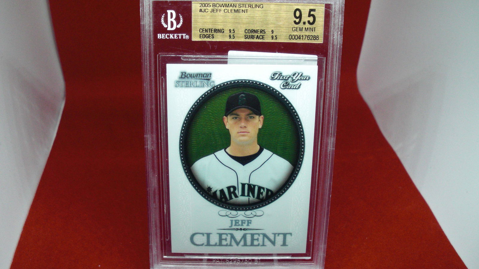 beckett graded 2005 jeff clement mint 9.5 (1 of 1)