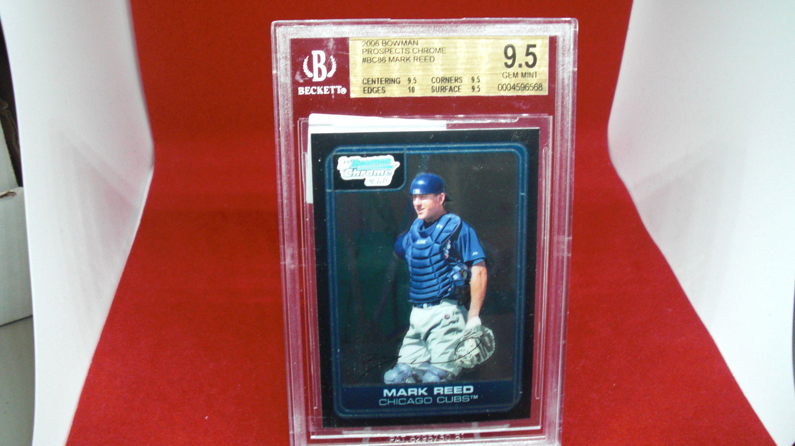 beckett graded 2006 mark reed mint 9.5 (1 of 1)