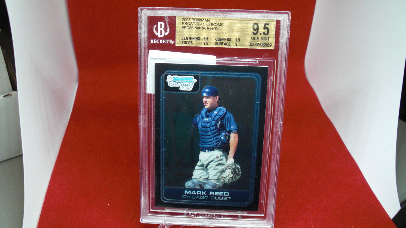 beckett graded 2006 mark reed mint 9.5 (1 of 1)