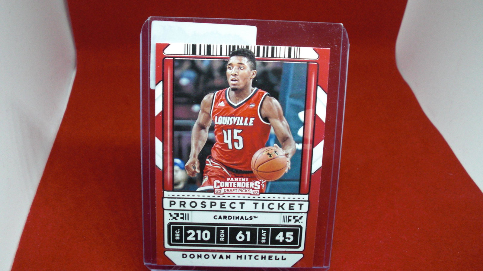 donovan mitchell prospect ticket: in top loader