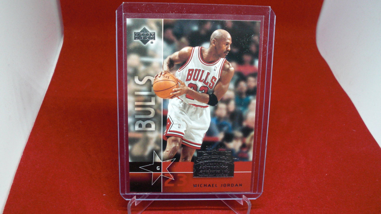 michael jordan card: in top loader