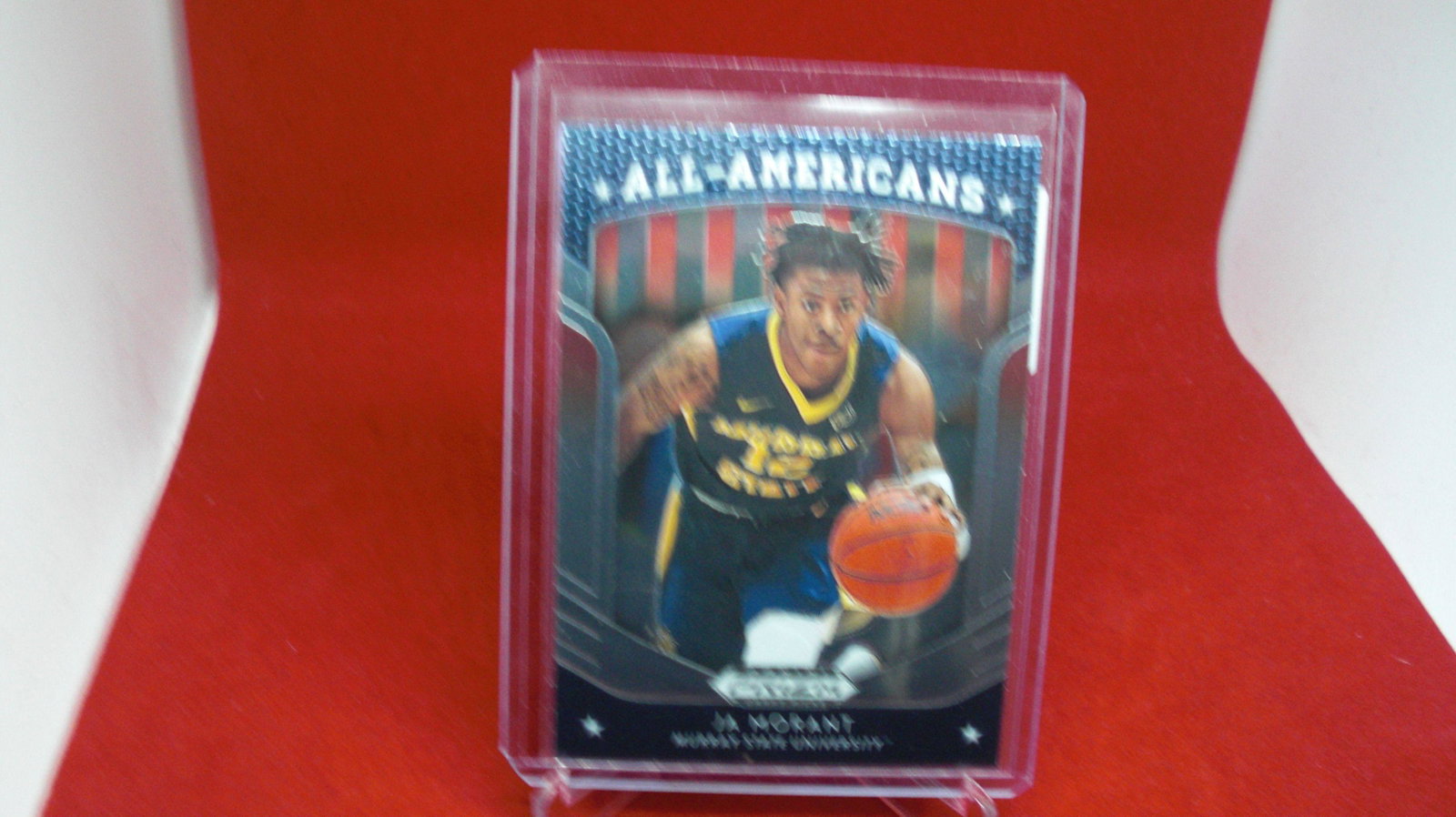 ja morant all american prizm: in top loader