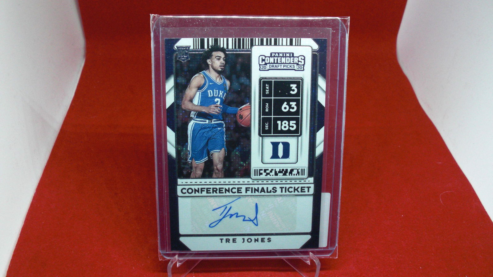 tre jones rookie sitnature #12/75 (1 of 1)