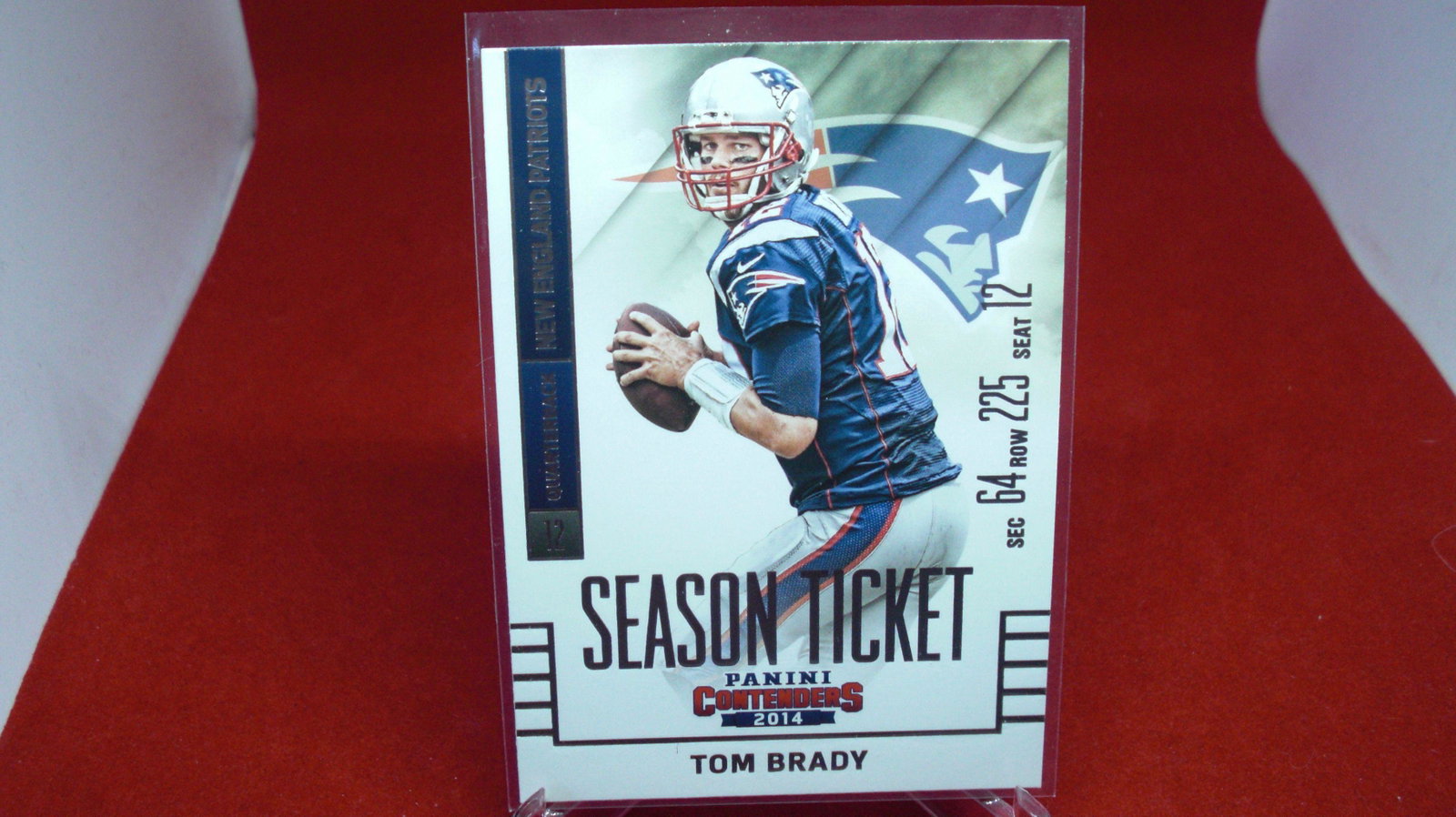 tom brady patriots: season ticket