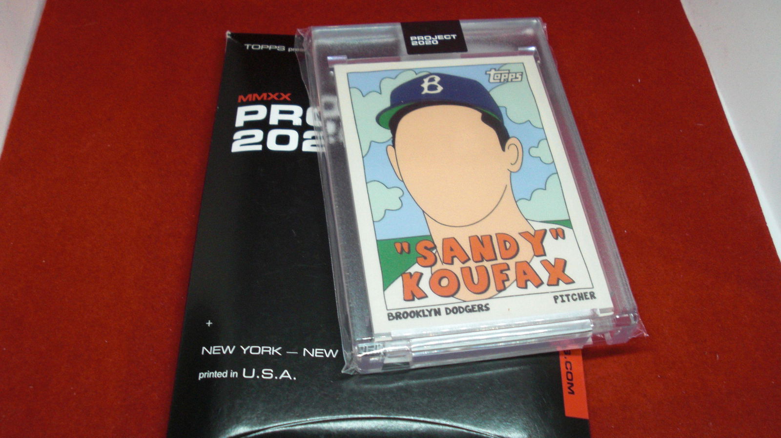project 2020 in hard plastic case sandy koufax (1 of 1)