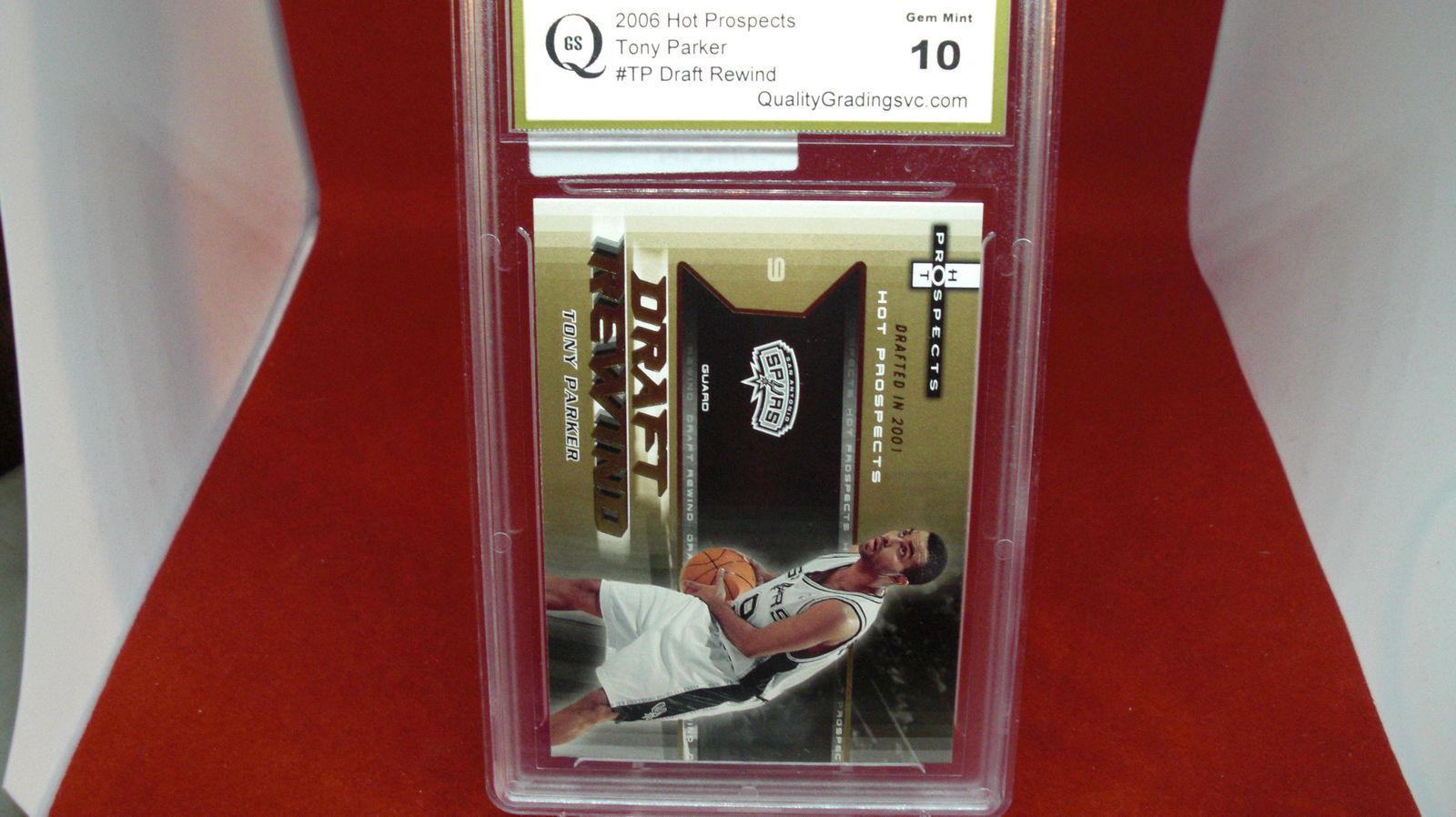 gs graded tony parker mint 10 (1 of 1)