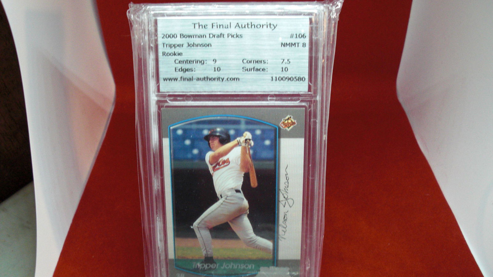 the final authority graded 2000 tripper johnson mint 8 (1 of 1)