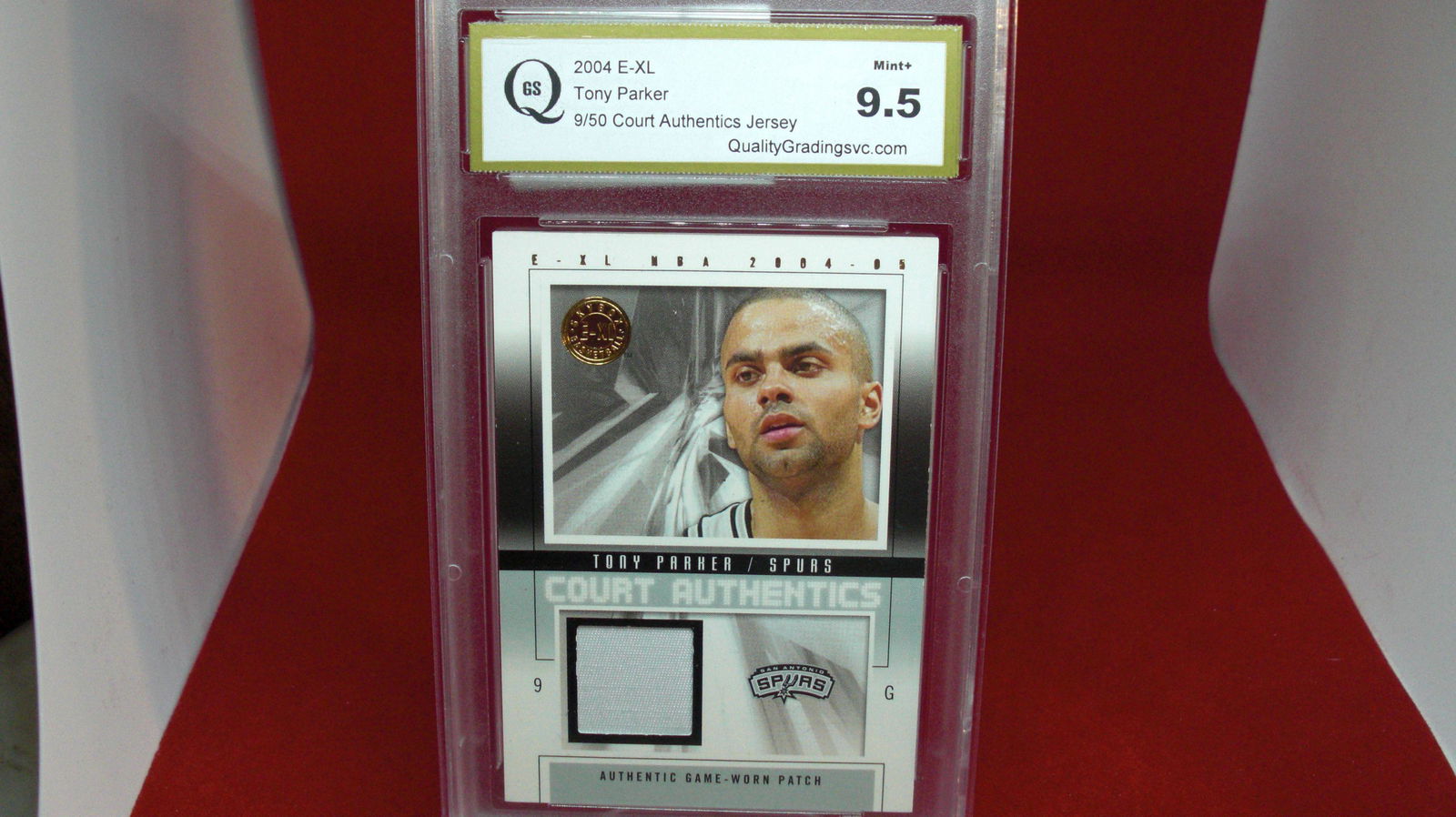 gs graded tony parker jersey mint 9.5 #09/50 (1 of 1)