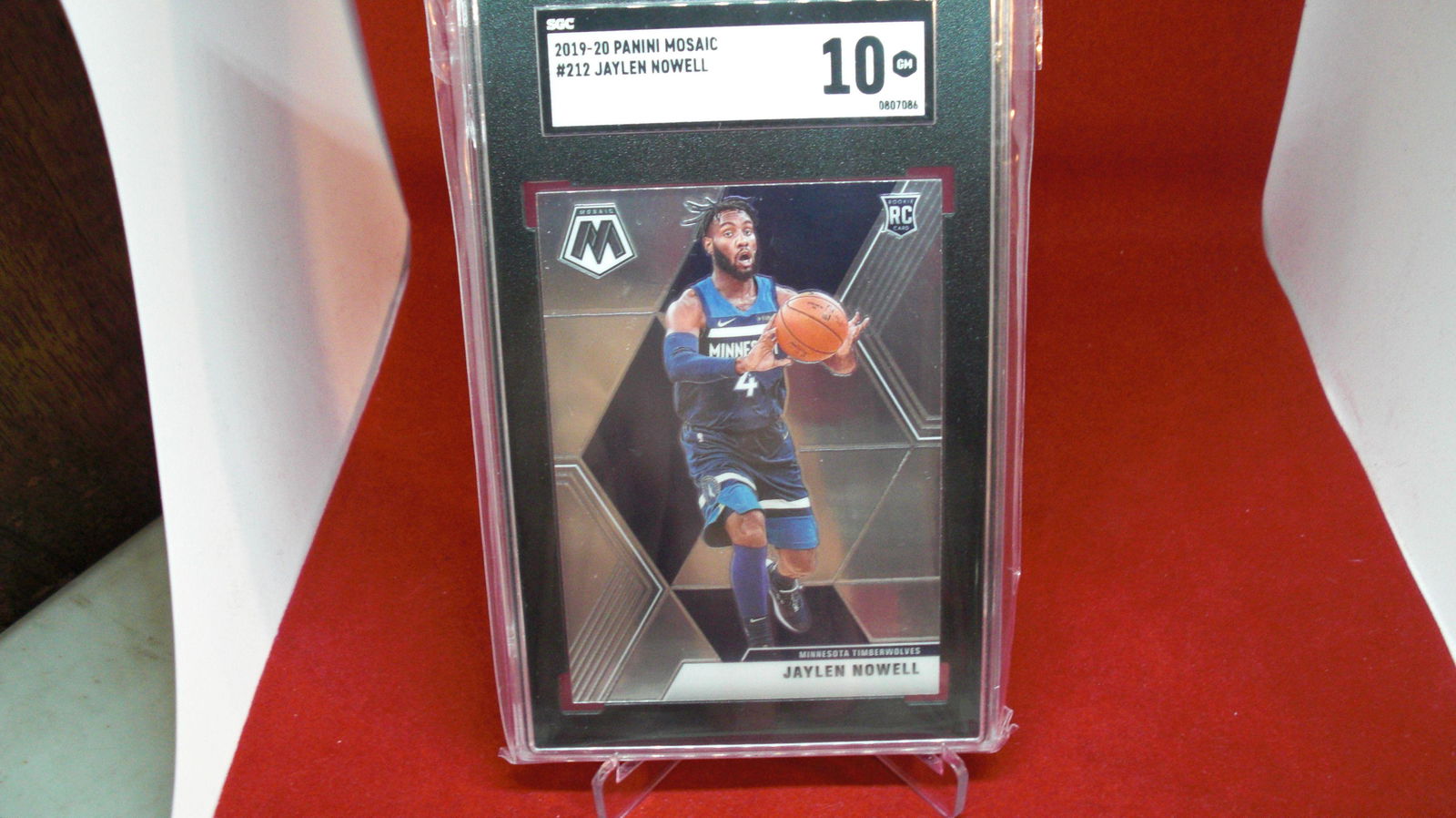 sgc graded jaylen nowell mint 10 rookie (1 of 1)