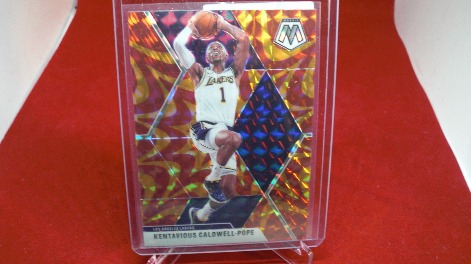 kentavious pope orange mosaic: in top loader
