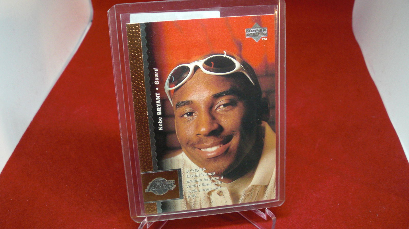 1997 kobe bryant rookie #58: in top loader