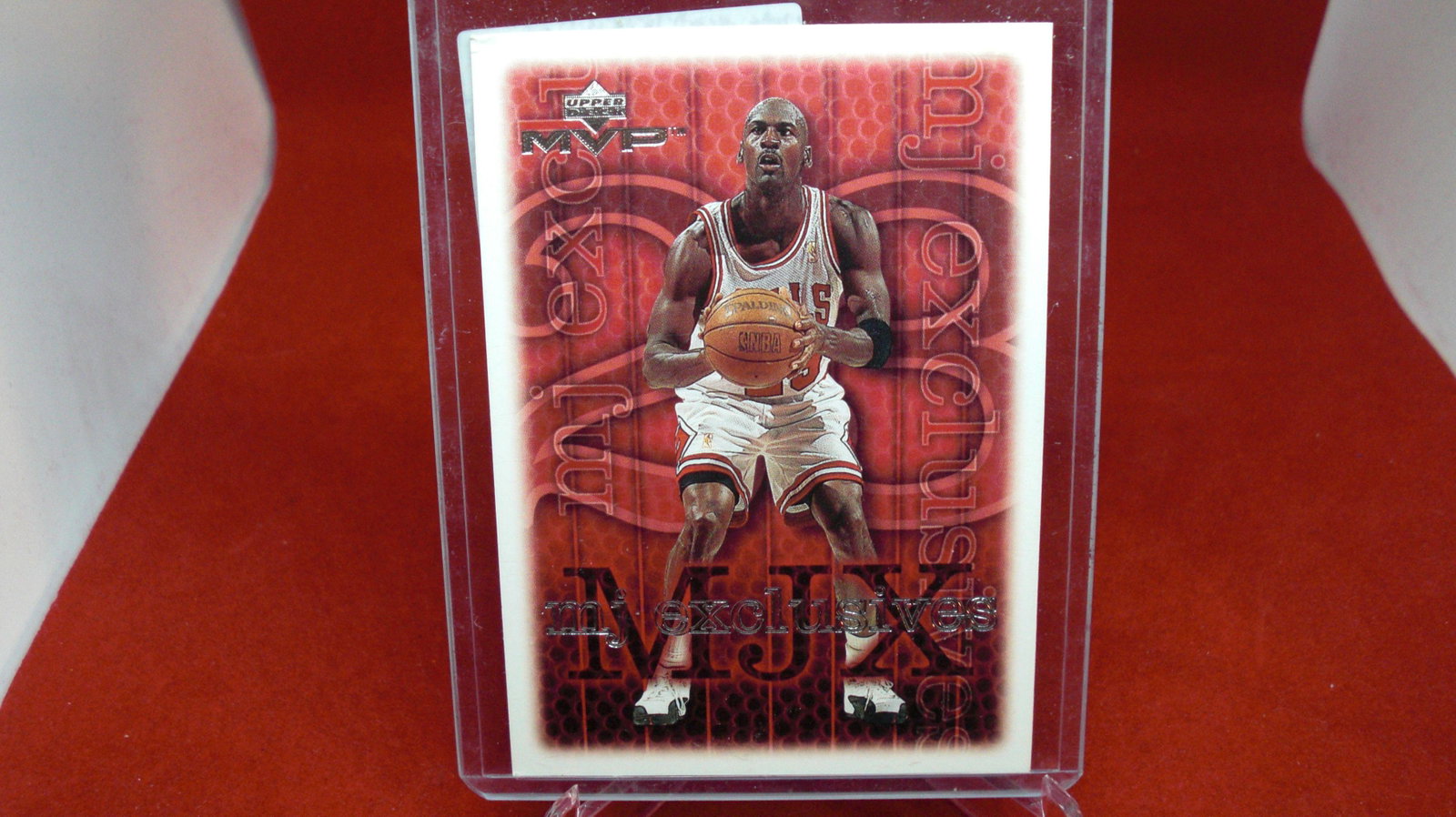 michael jordan card: in top loader