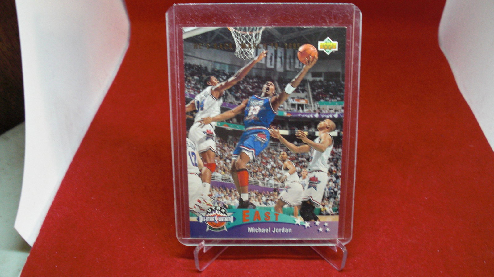 michael jordan card: in top loader