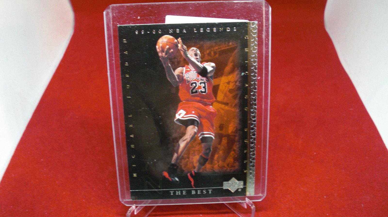 michael jordan card: in top loader
