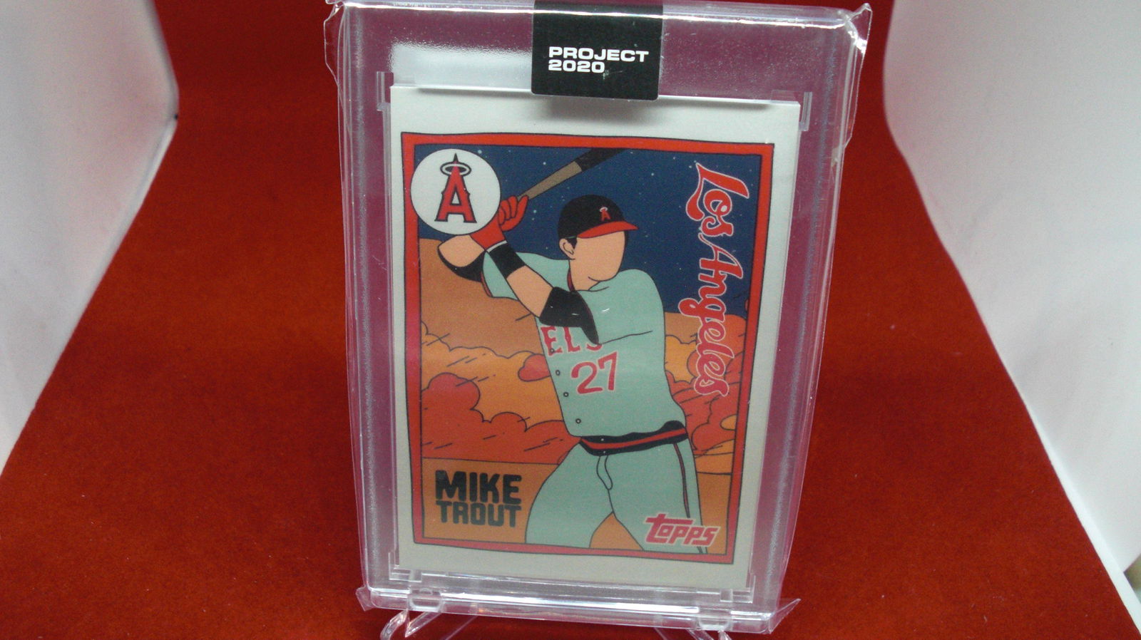 project 2020 in hard plastic case mike trout (1 of 1)