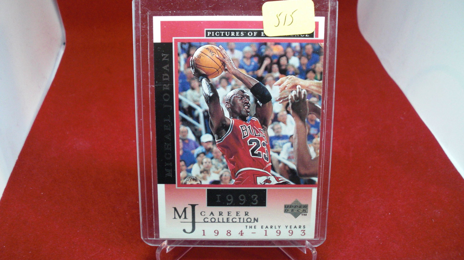 michael jordan card: in top loader