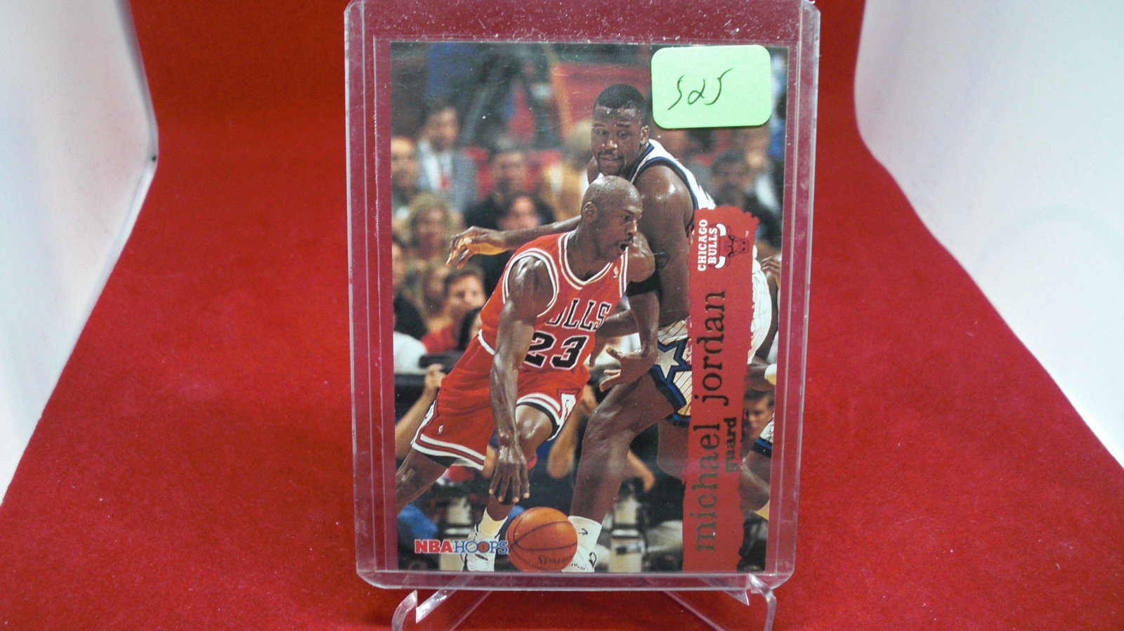 michael jordan card: in top loader