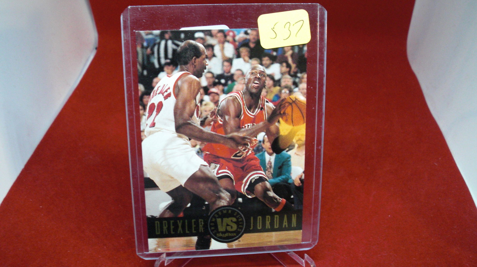michael jordan card: in top loader
