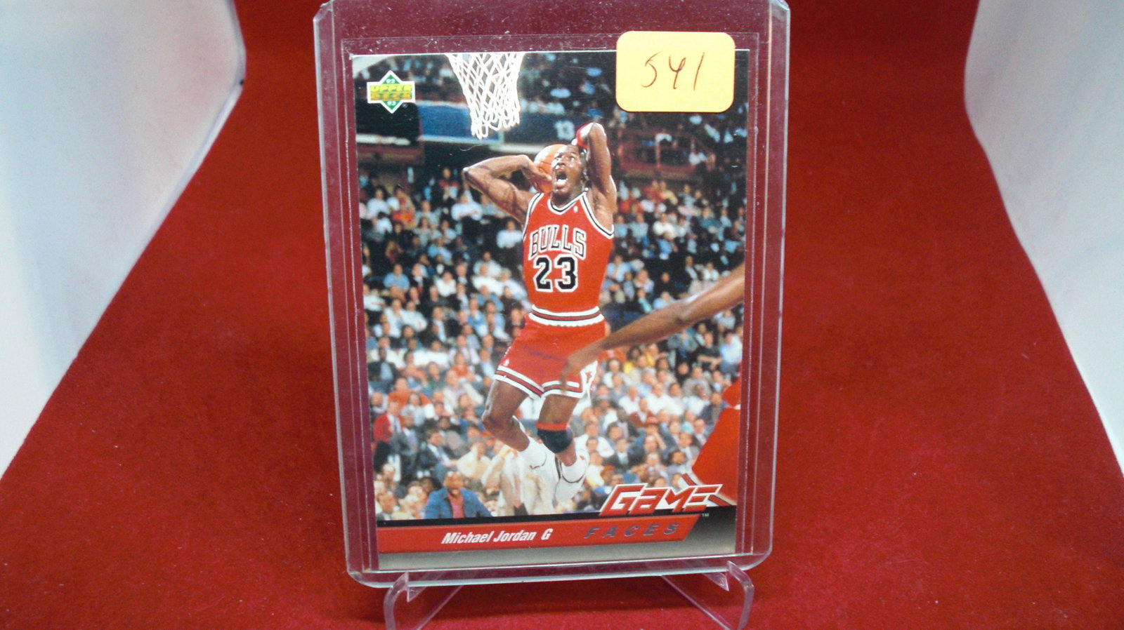michael jordan card: in top loader
