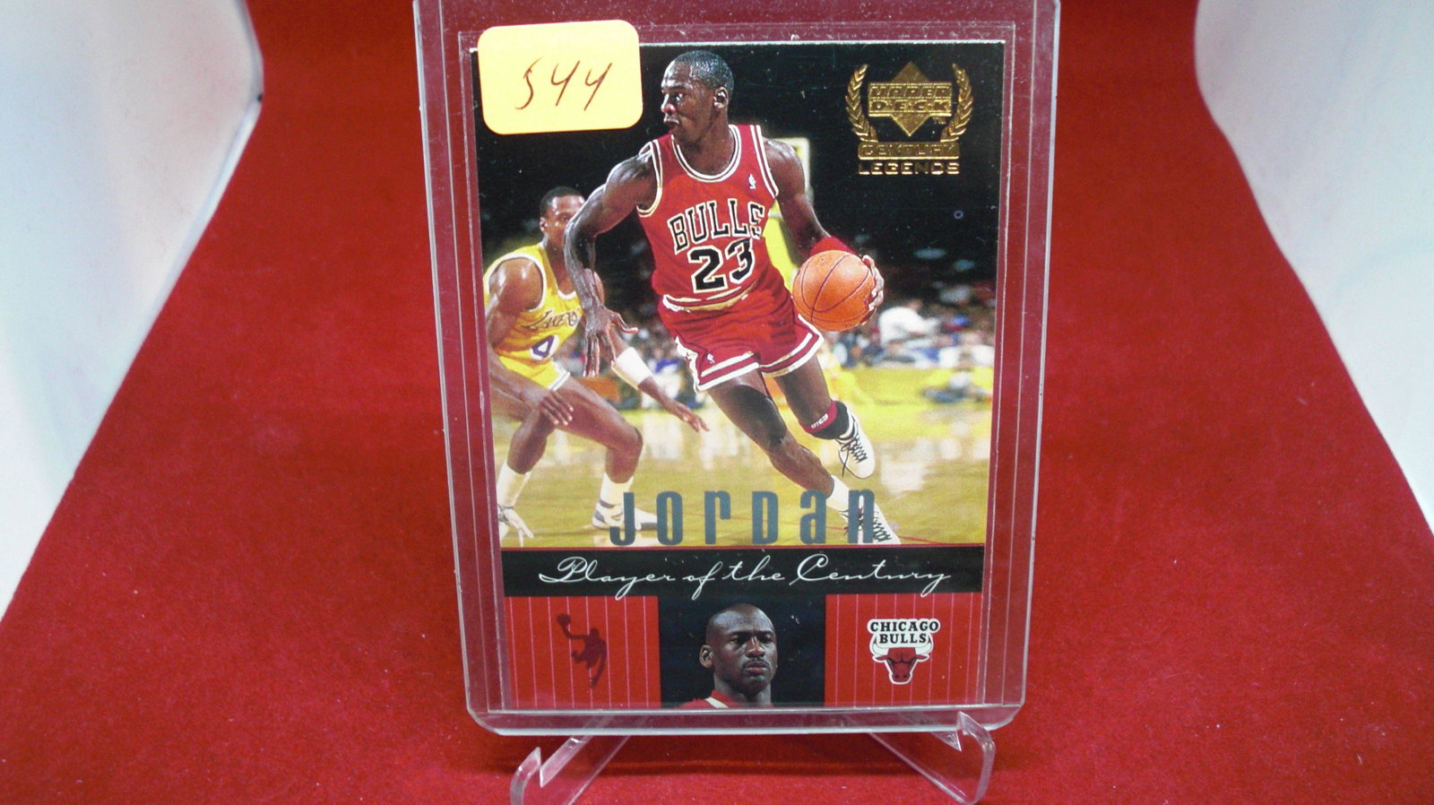 michael jordan card: in top loader