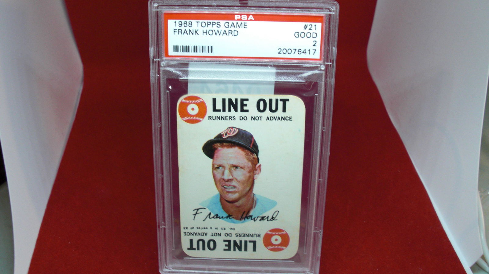 psa graded 1968 frank howard mint 2 (1 of 1)