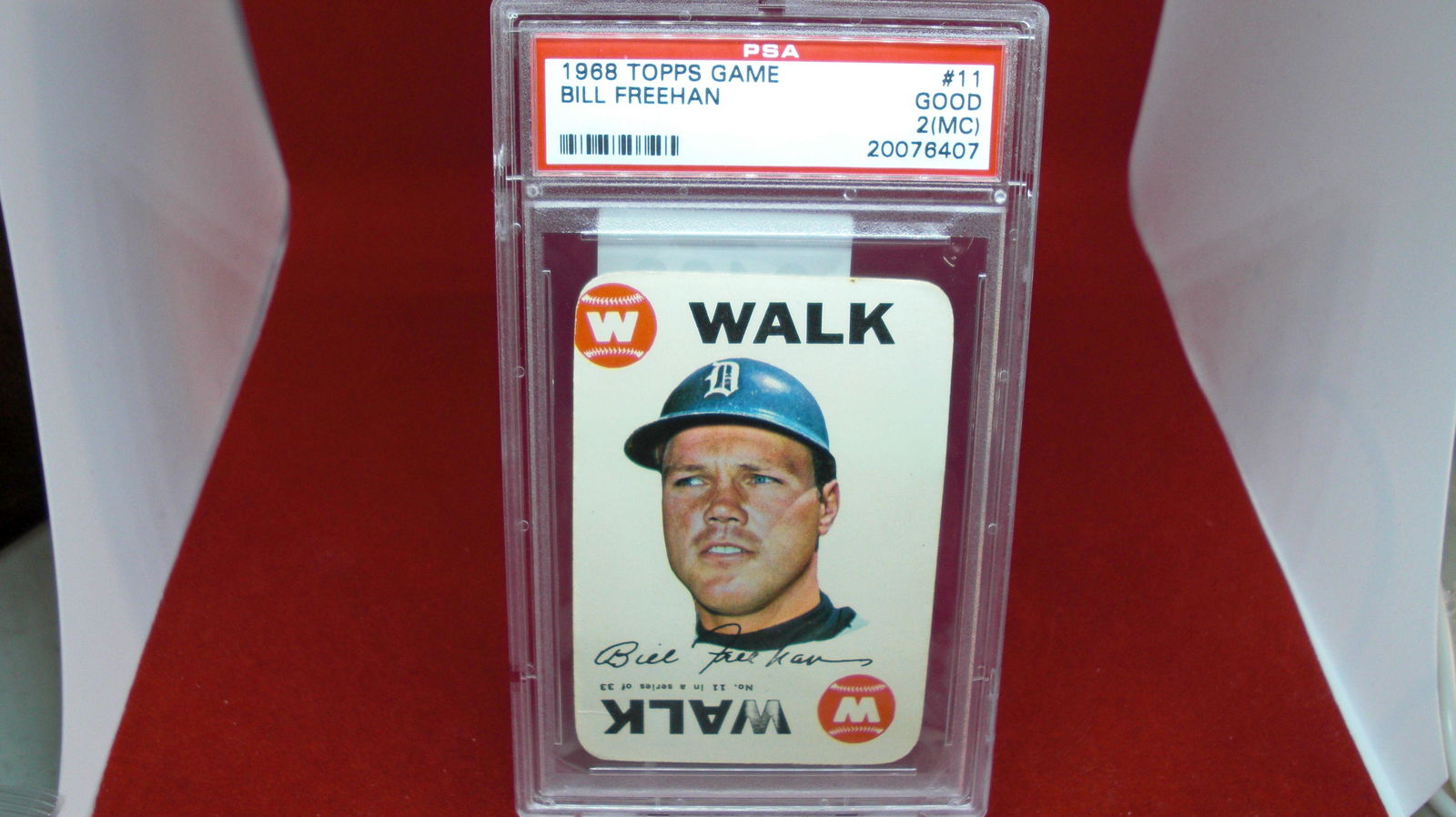 psa graded 1968 bill freehan mint 2 (1 of 1)