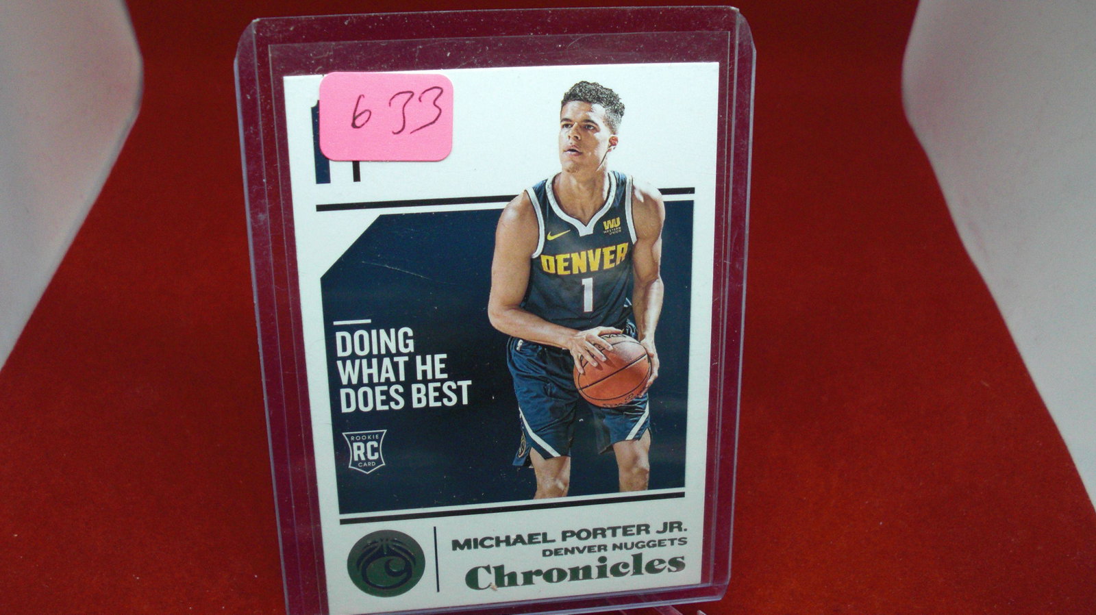 michael porter jr rookie: in top loader