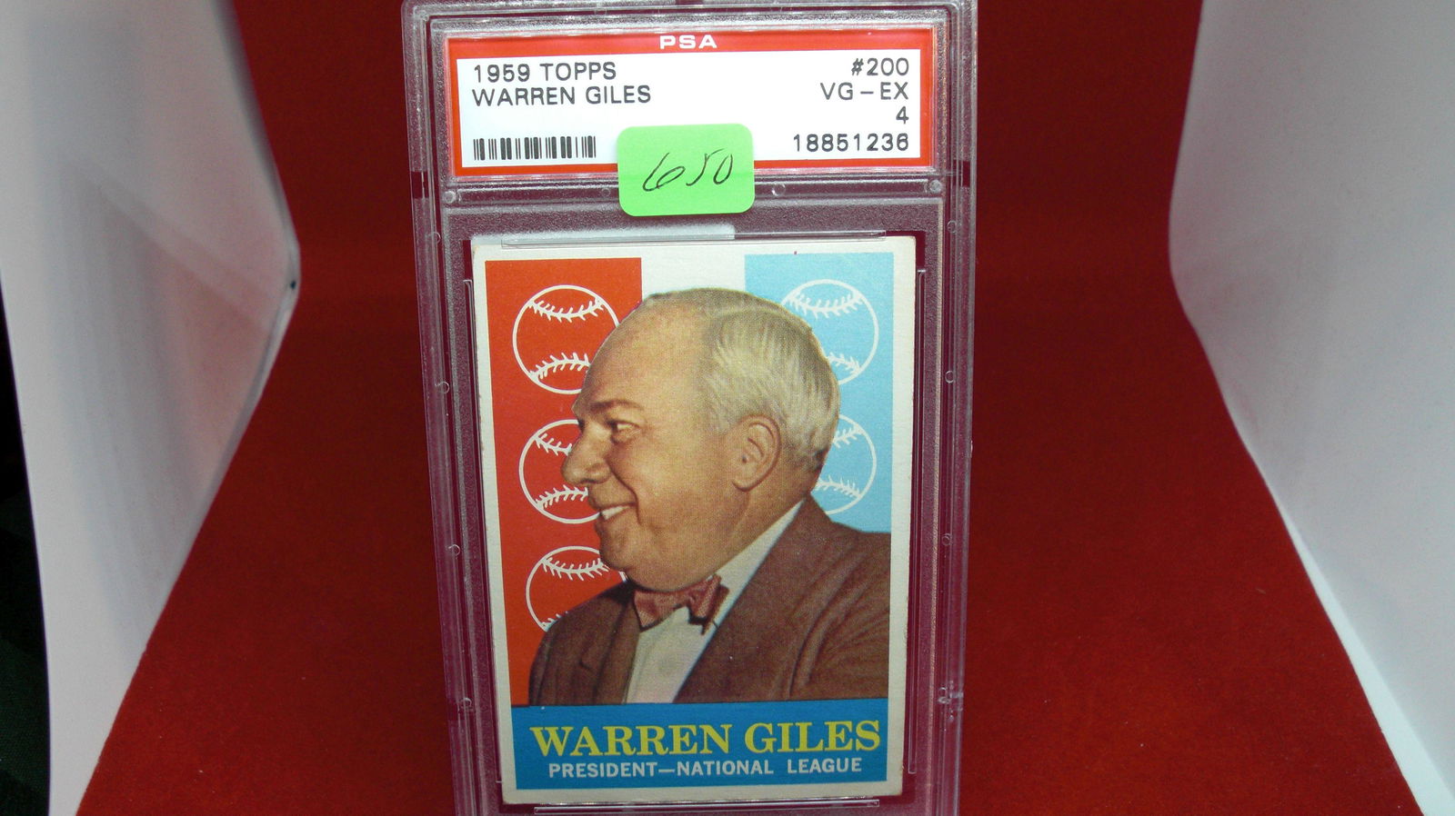 psa graded warren giles mint 4 (1 of 1)