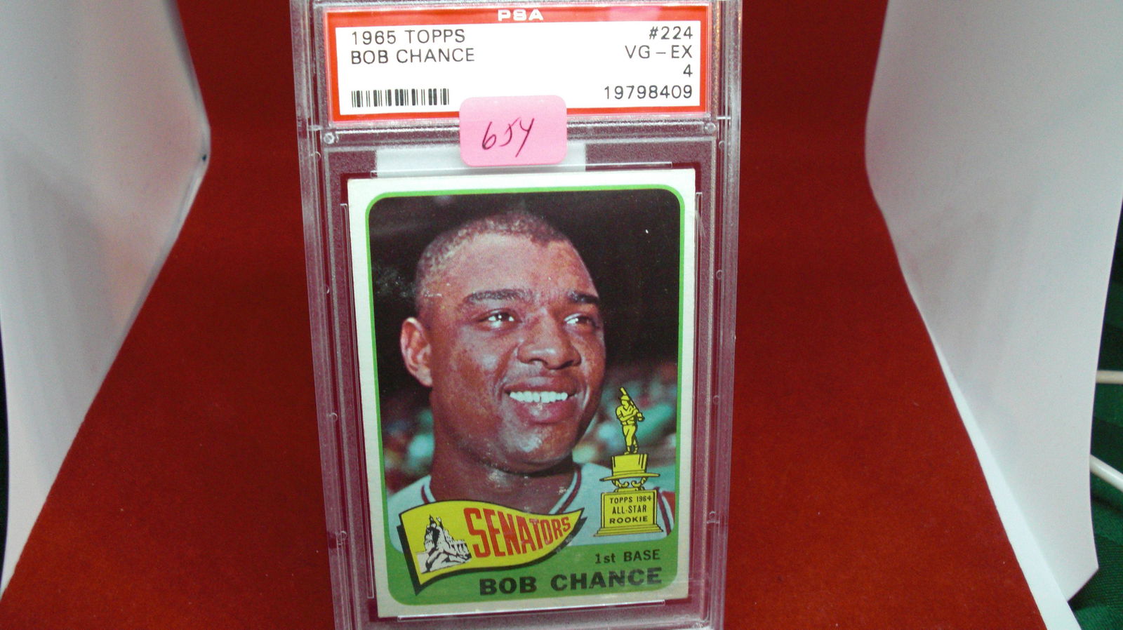 psa graded 1965 bob chance mint 4 (1 of 1)