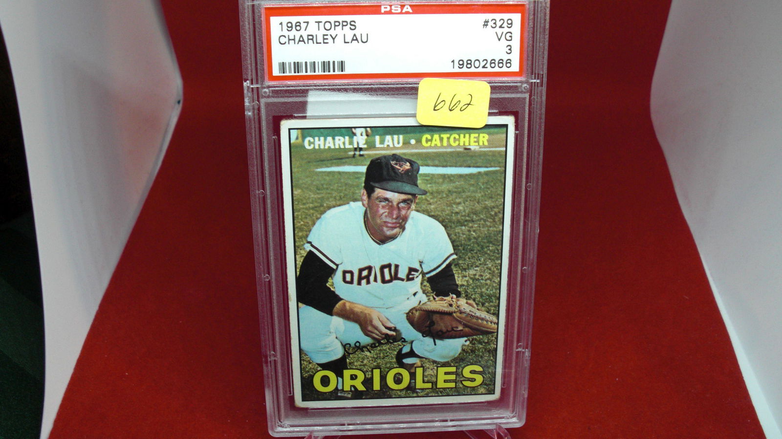 psa graded 1967 charley lau mint 3 (1 of 1)