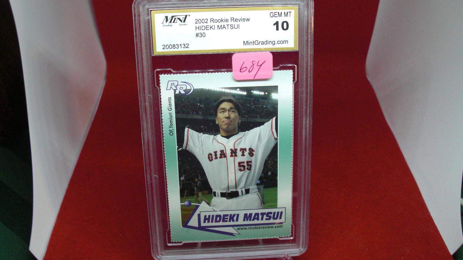 mint graded hideki matsui mint 10 (1 of 1)