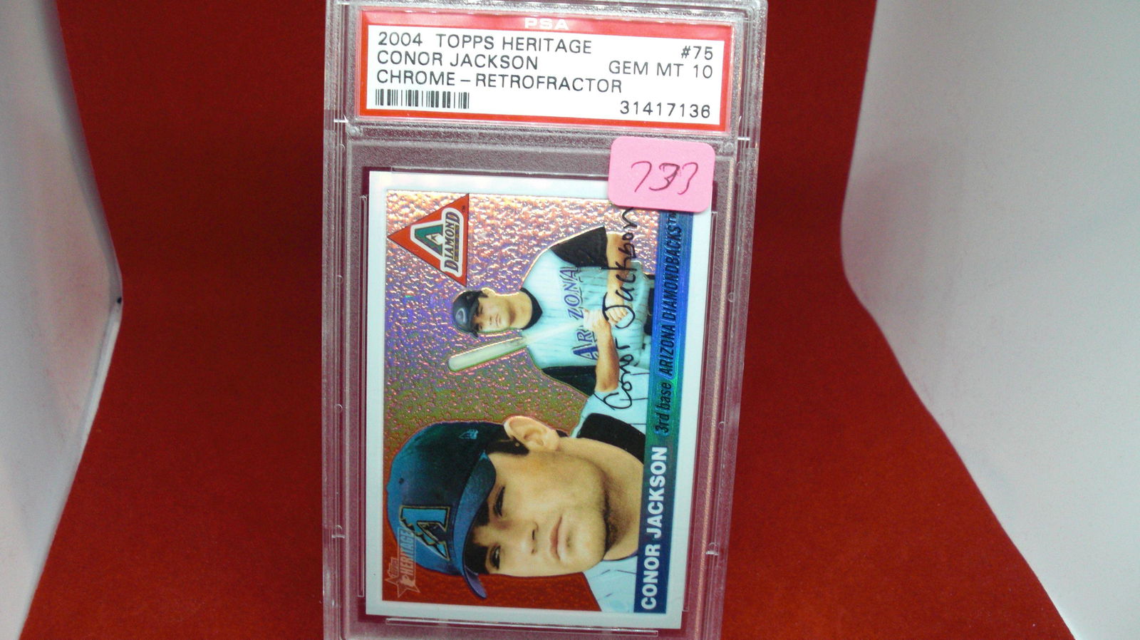 psa graded conor jackson mint 10 retro refractor (1 of 1)