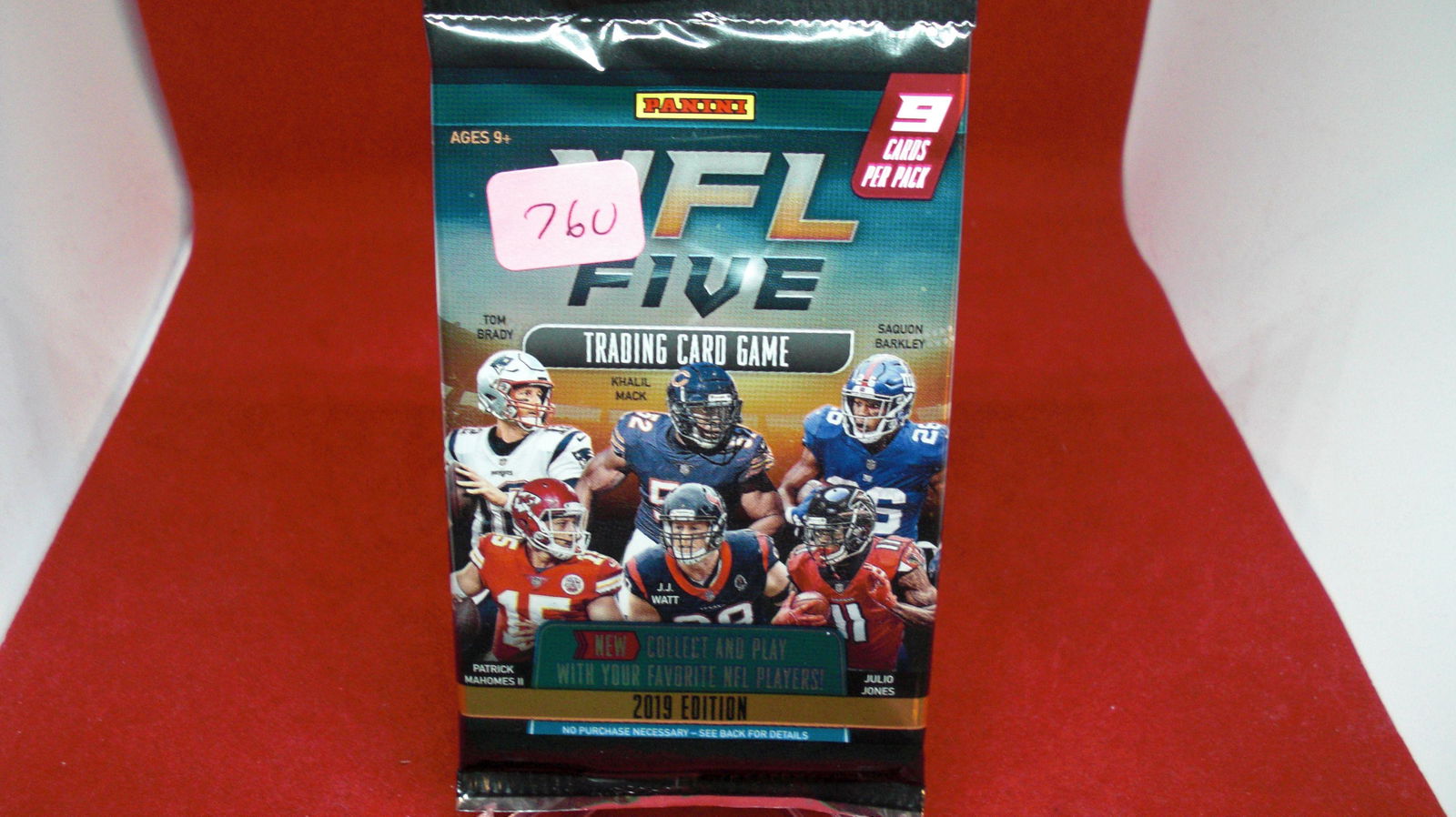 2019 edition unopened pack football trading card game (1 of 1)