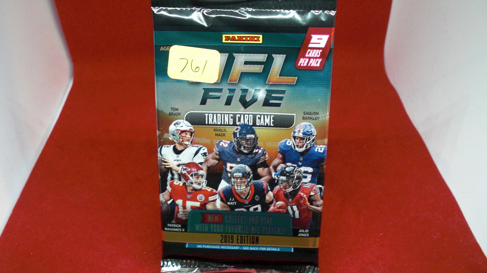 2019 edition unopened pack football trading card game (1 of 1)