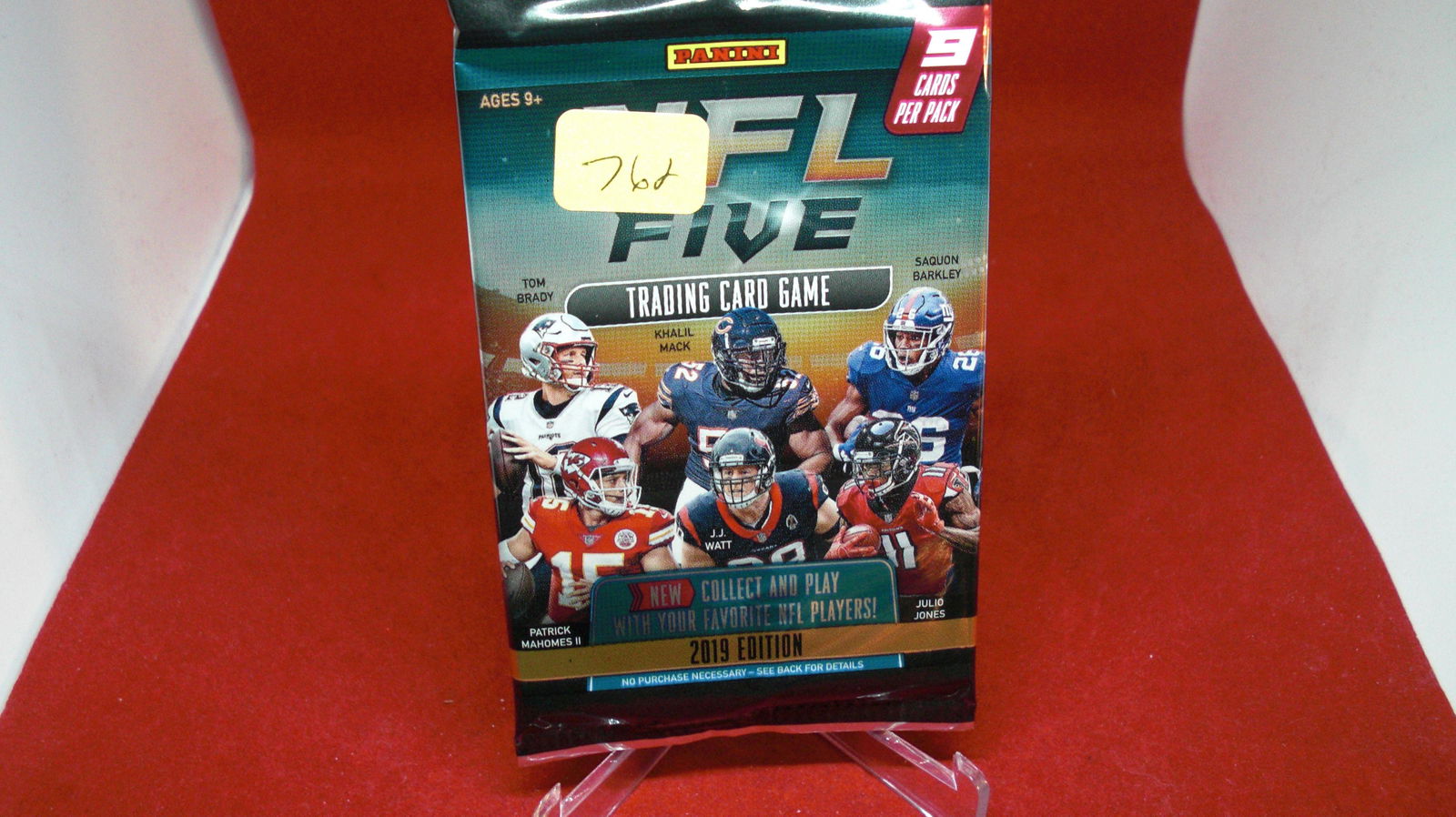 2019 edition unopened pack football trading card game (1 of 1)
