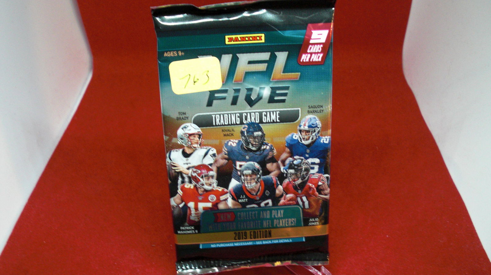 2019 edition unopened pack football trading card game (1 of 1)