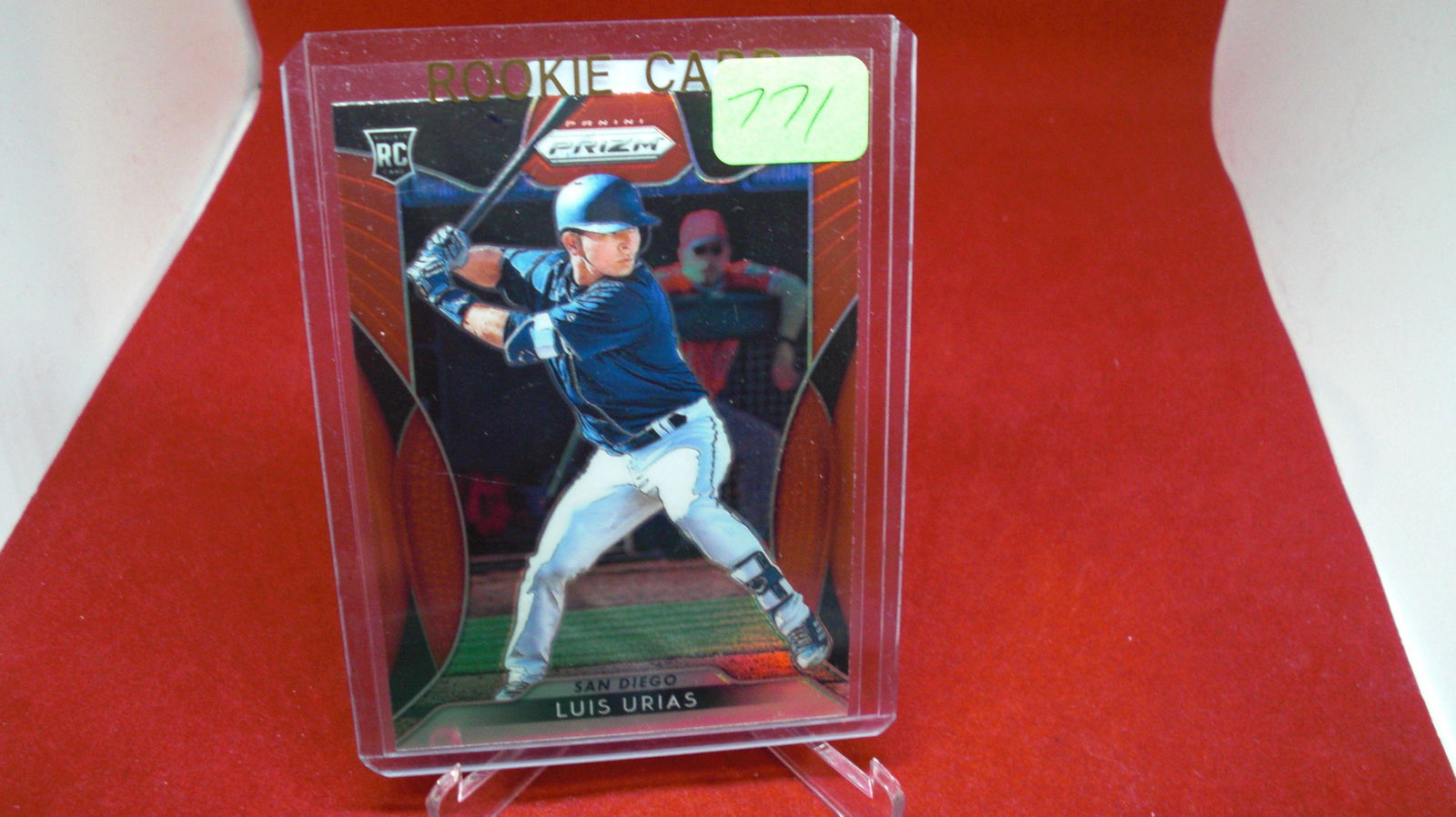 luis urias red rookie prizm (1 of 1)