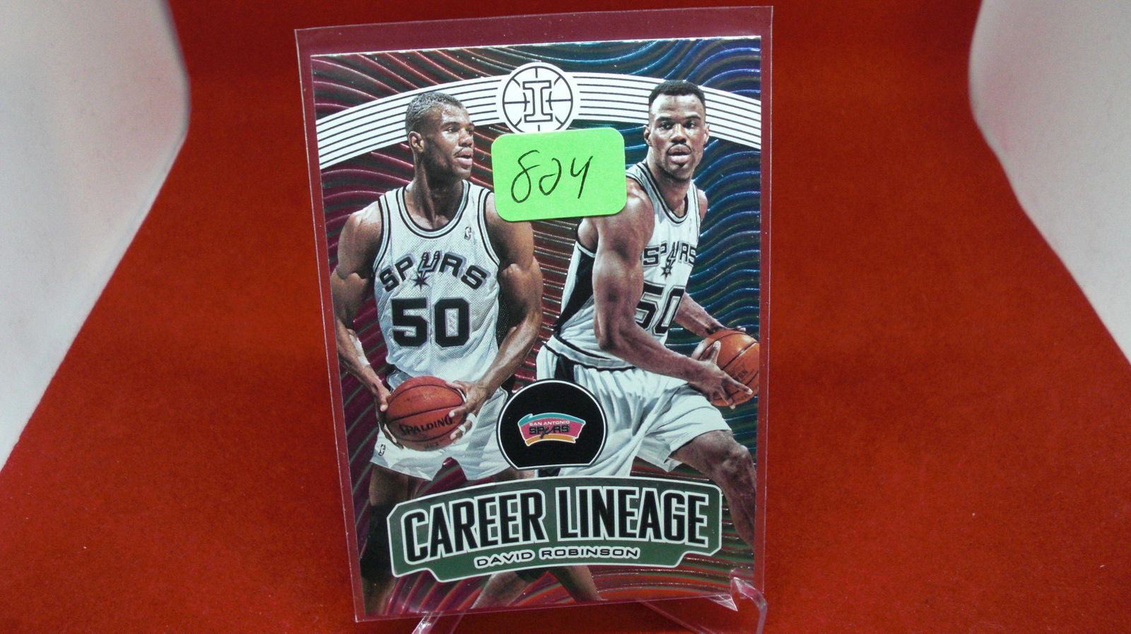 david robinson career lineage: nice clear card