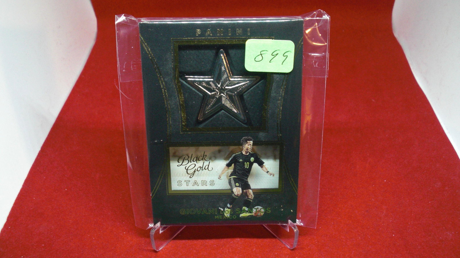 giovani dos antos star black gold soccer: panini s-gds