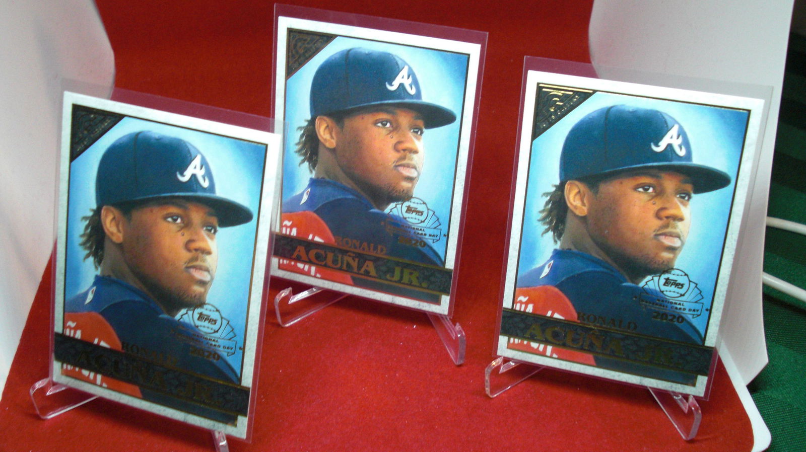 lot of 3 ronald acuna jr cards (1 of 1)