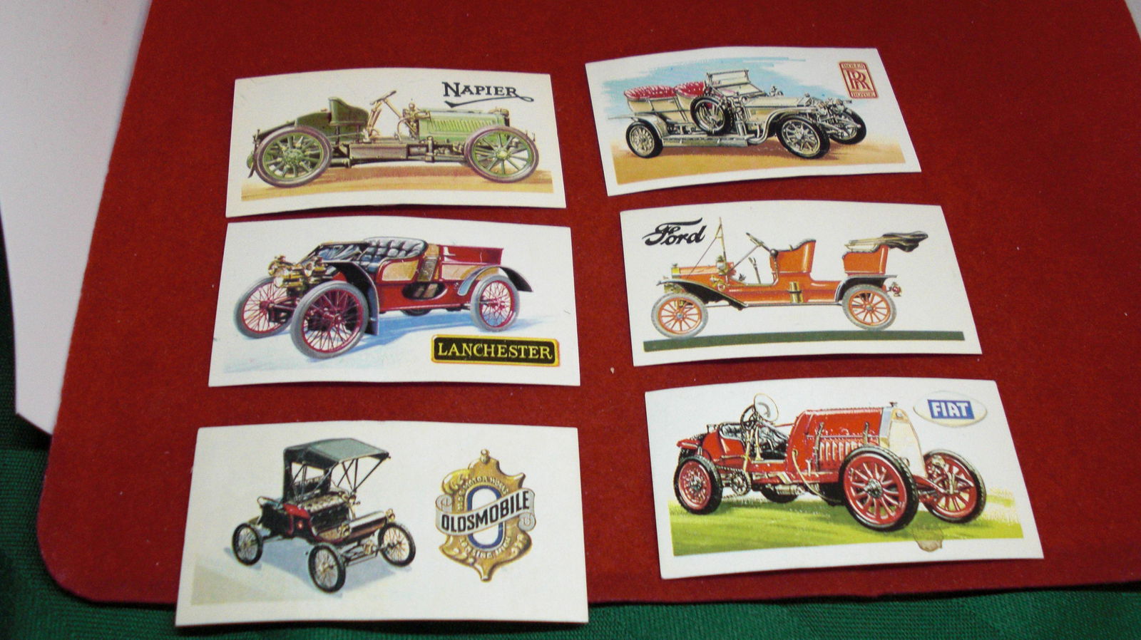 lot of 6 vintage tea cards (1 of 1)