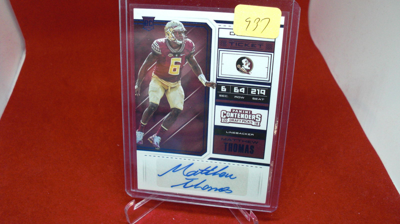 matthew thomas signature rookie (1 of 1)