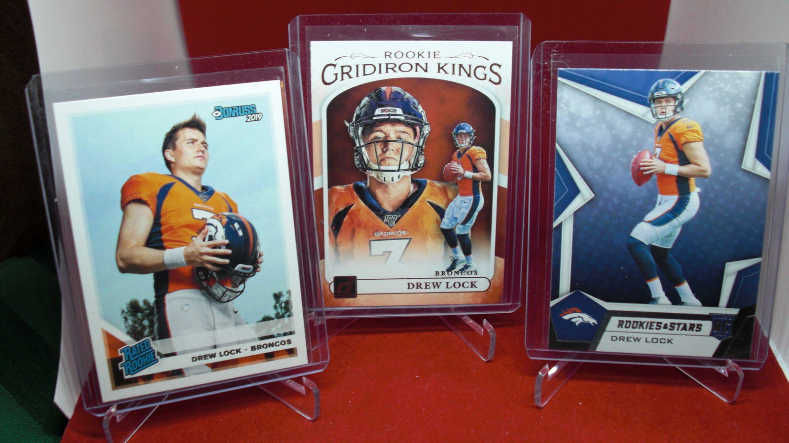 lot of 3 drew lock cards (1 of 1)