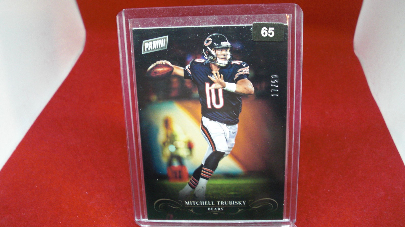 mitchell trubisky #17/50: bears