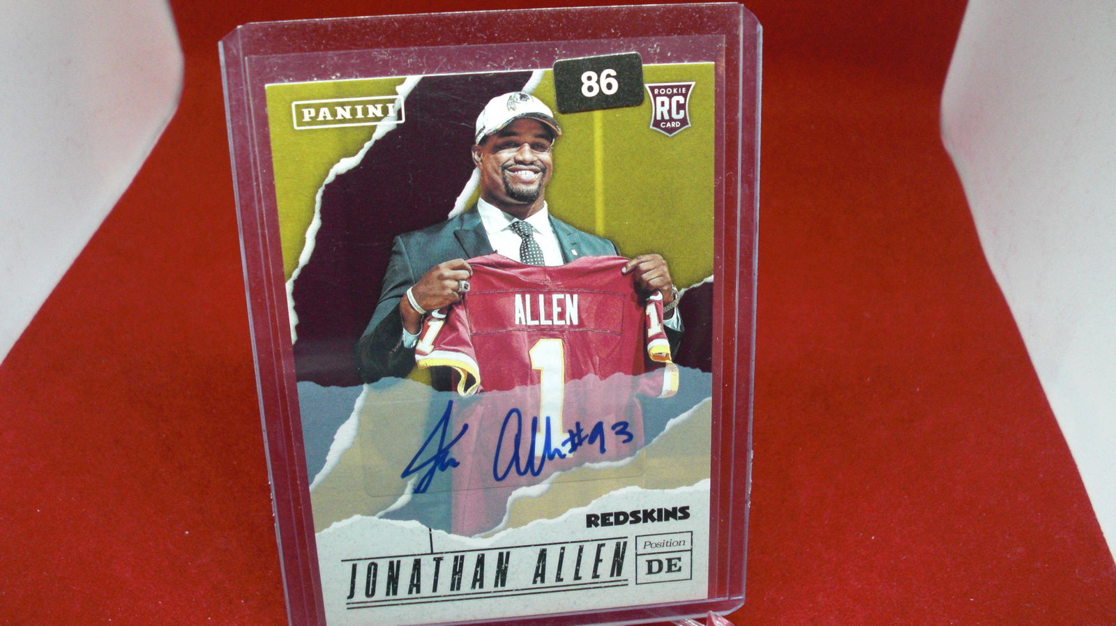 jonathan allen signature rookie (1 of 1)