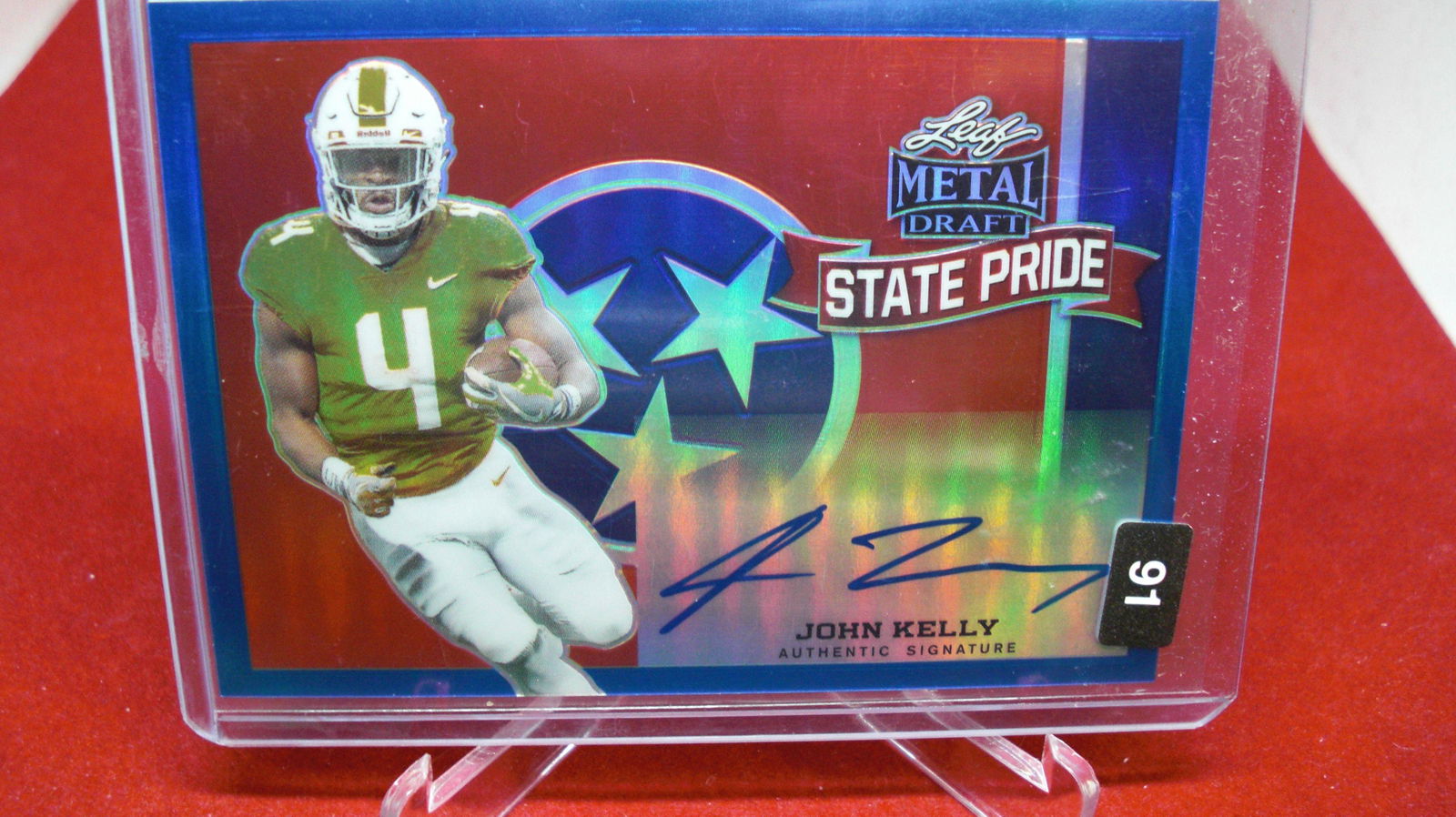 john kelly signature metal draft: in top loader