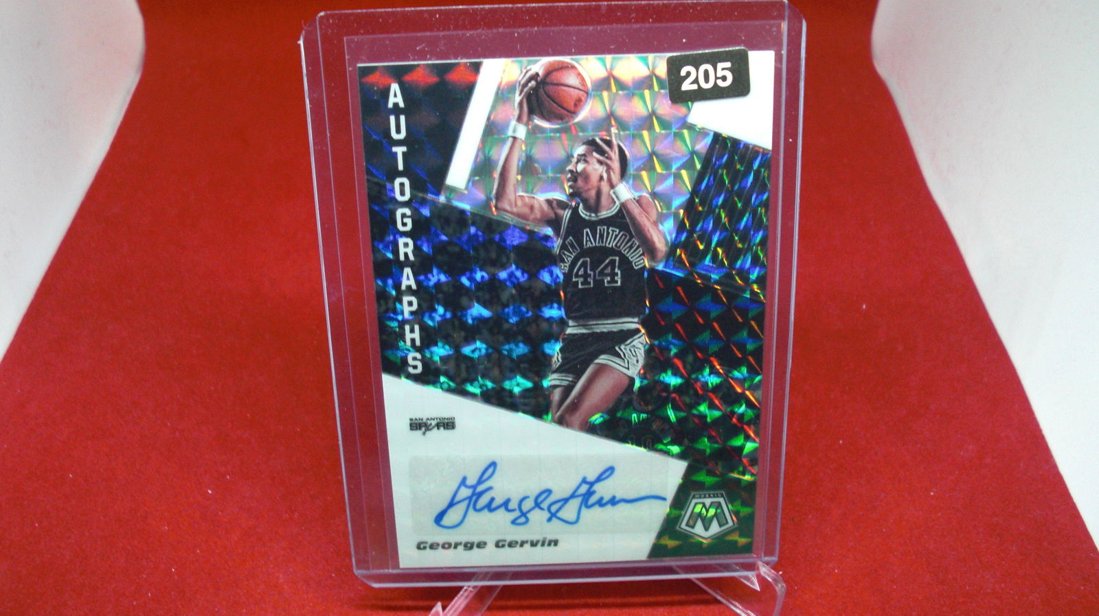 george gervin signature mosaic no.am-ggv (1 of 1)